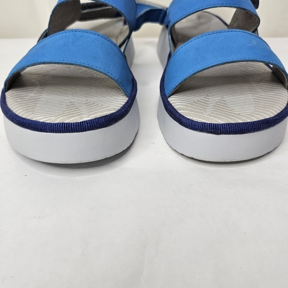 Fly London Cura Slingback Platform Sandal Blue Gray Size 38 - Picture 6 of 9
